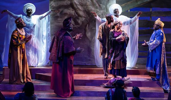 Dominion Entertainment’s annual holiday production of Langston Hughes’ famous song play “Black Nativity” performs Dec. 1-18 at Georgia Tech’s Ferst Center for the Arts.
Courtesy of Dominion Entertainment Group/Shoccara Marcus