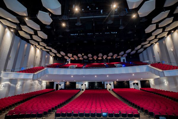 SAVANNAH, GA - FEBRUARY 29, 2024: Built in the late-1960s to replace an outdated municipal auditorium, the Civic Center sprawls over all or parts of six square blocks that include the Johnny Mercer Theatre, Thursday, Feb. 29, 2024, Savannah, Ga. The Mercer is SavannahÕs lone midsized performing arts venue, accommodating shows that need more than the 1,200 seats. (AJC Photo/Stephen B. Morton)