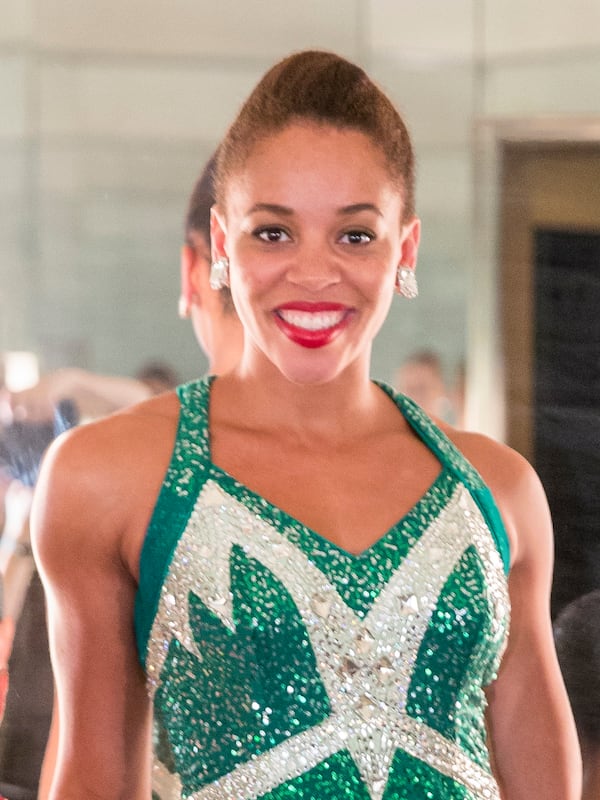 Samantha Berge of the Radio City Rockettes at Radio City Music Hall.