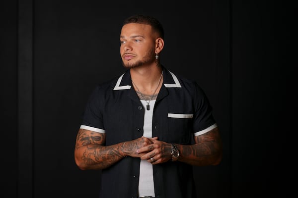 Kane Brown poses for a portrait Tuesday, Dec. 10, 2024, in Nashville, Tenn. (AP Photo/George Walker IV)