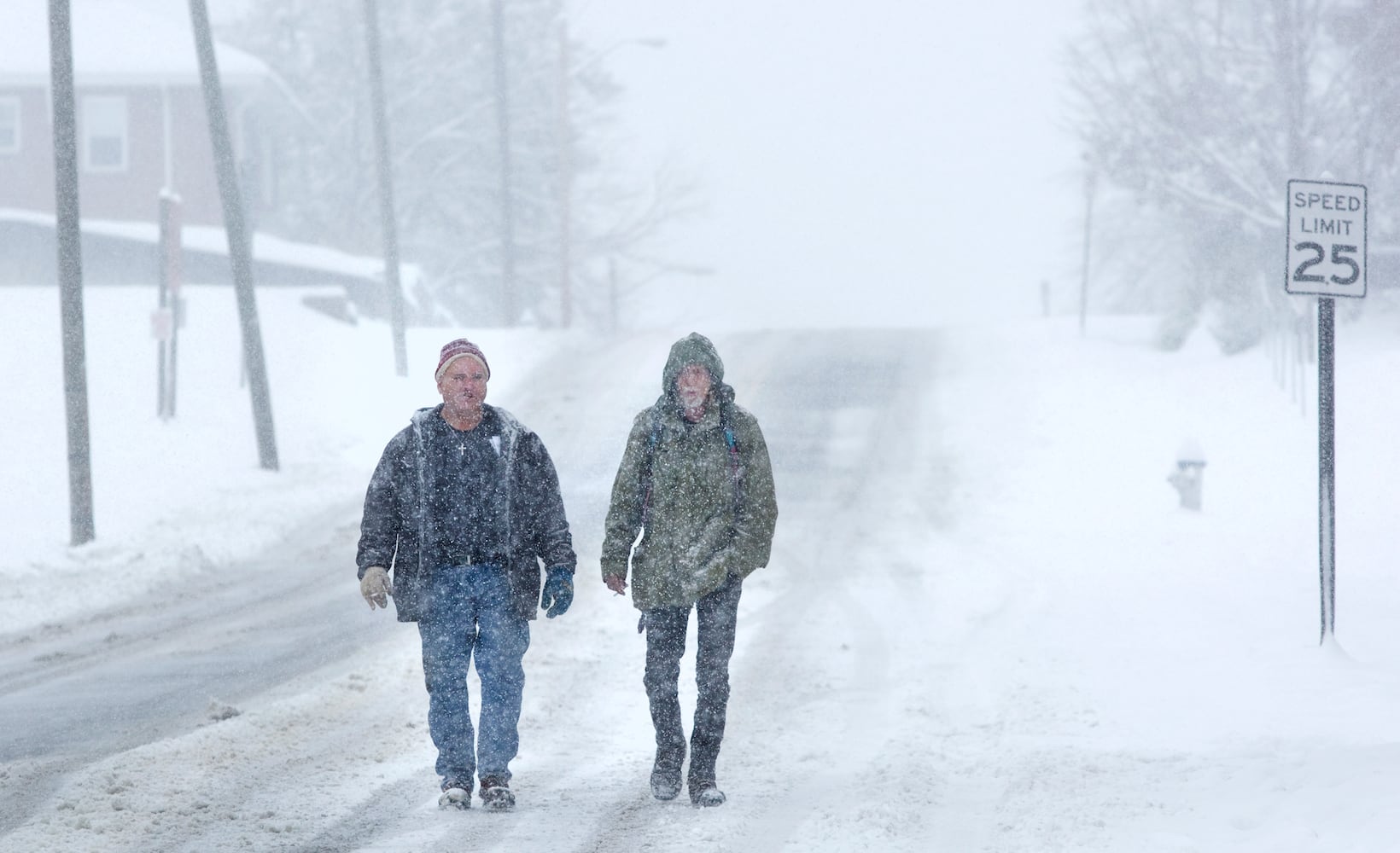 Photos: Winter storm blankets South in snow, ice