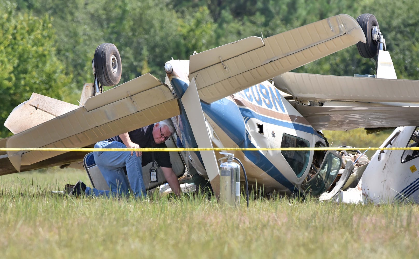 Two planes crash