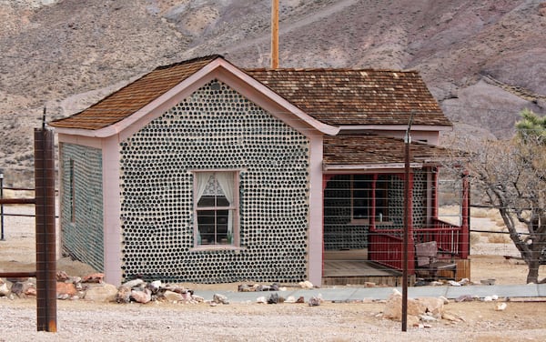 Tom Kelly's Bottle House in the ghost town of Rhyolite, Nev. (Marjie Lambert/Miami Herald/TNS)