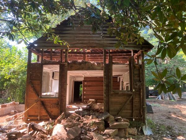 The Power-Jackson Cabin is thought to the oldest structure in Cobb County. Courtesy of Trevor Beemon