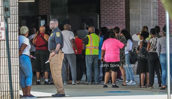 The building was reopened about 10:30 a.m. Parents gathered outside the school waiting to hear information from school and police officials. 