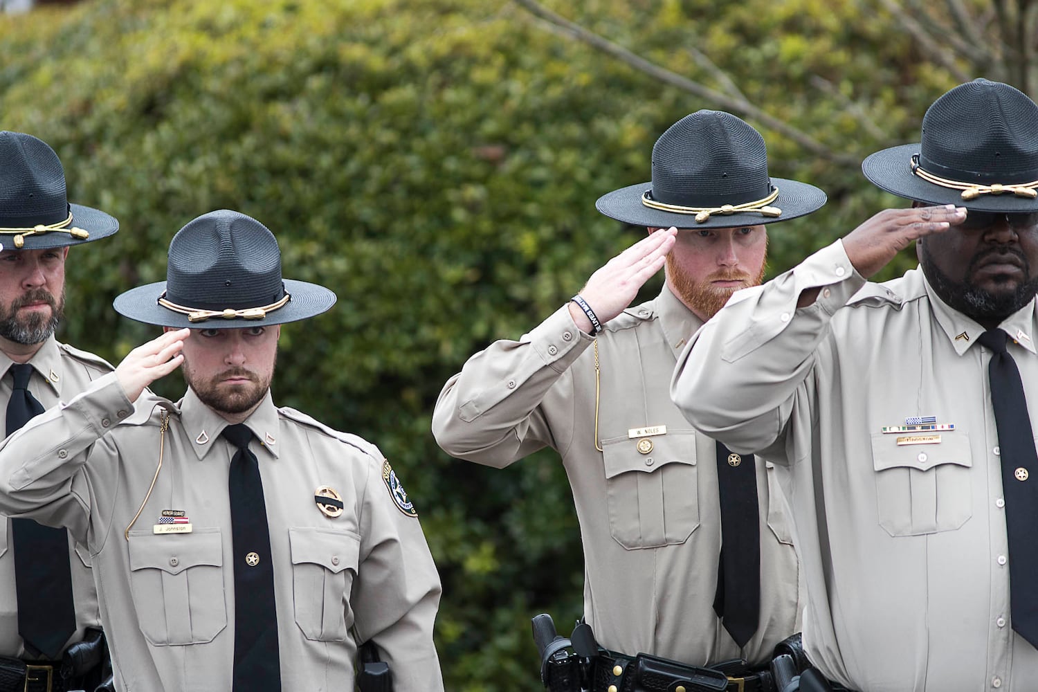 Photos: The funeral for Henry officer Michael Smith