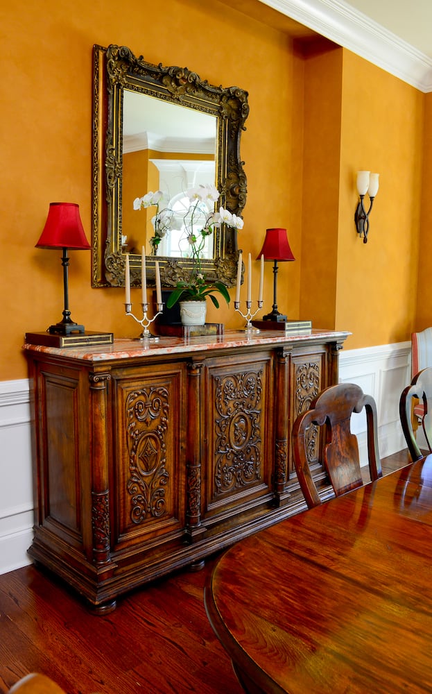 Suede paint in dining room