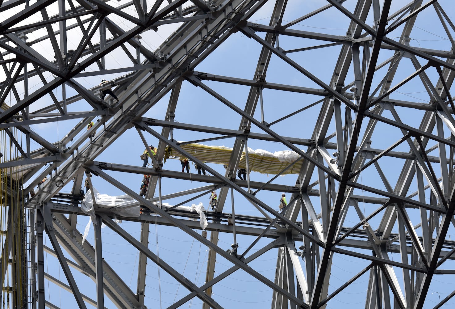 Photos: The latest look at the Falcons’ new Mercedes-Benz Stadium