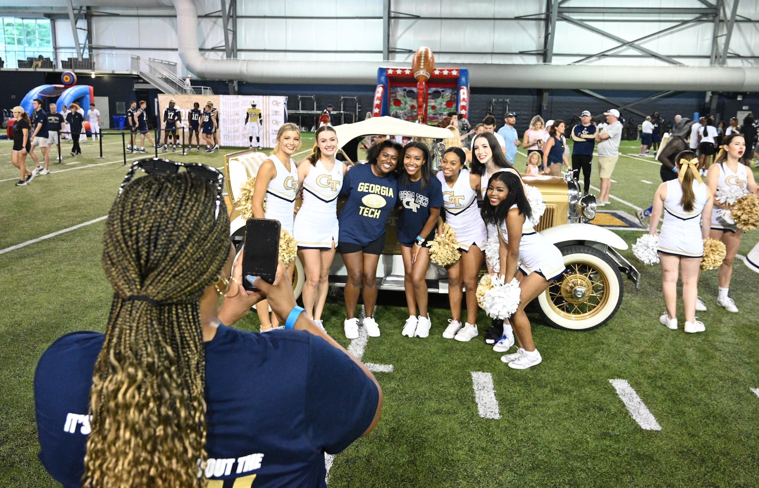 Georgia Tech fan day photo