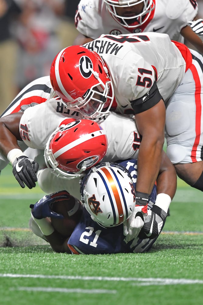 Photos: Georgia handles Auburn in rematch, wins SEC title