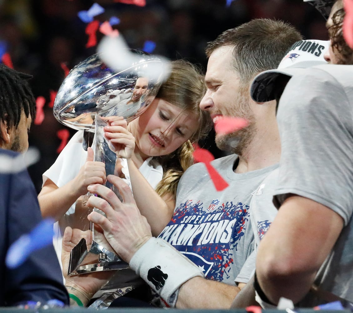 Photos: Patriots celebrate, Rams commiserate at Super Bowl