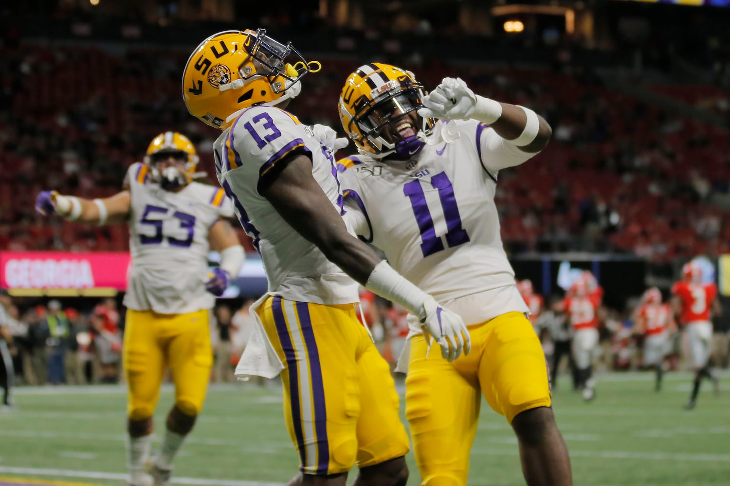 Photos: Bulldogs crushed by LSU in SEC Championship game