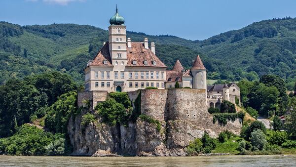 A classic cliff-side pile overlooking a slight bend in the Danube, this castle, not far from the 18th C. Benedictine Abbey and Library at Melk, was identified by the ship's crew as Schonbuhel Schloss (Castle). Built atop a rock fronting the river, it's invincible from below and enjoys clear views up and down the Danube. Unlike many ruined castles along the Danube, Schonbuhel has survived intact. (Steve Haggerty/Colorworld/TNS)