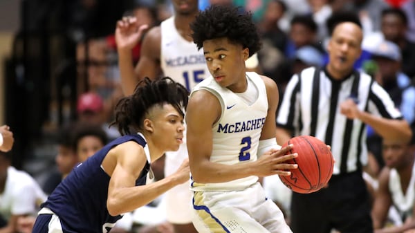 McEachern guard Sharife Cooper is a five-star recruit for the class of 2020.