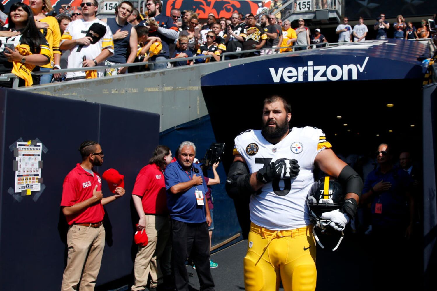 nfl takes a stand on football sunday