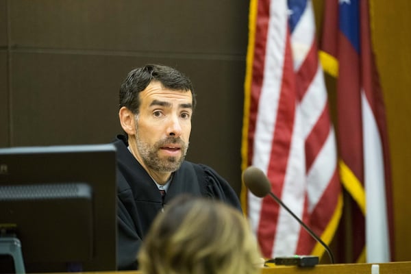 Fulton County Superior Court Judge Robert McBurney, who also chairs the state Judicial Qualifications Commission's hearing panel. (ALYSSA POINTER/ATLANTA JOURNAL-CONSTITUTION)