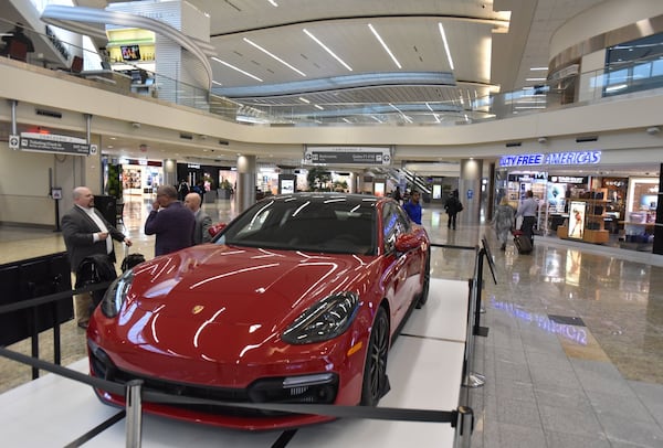 Concourse F, International Terminal, at Hartsfield-Jackson International Airport in Atlanta on February 27, 2019. More than six years since it opened, the international terminal at Hartsfield-Jackson International Airport still struggles with connectivity to the rest of the airport. People going between the international terminal and MARTA or the domestic terminal must still depend on shuttle buses. Arriving international travelers on Concourse E must still walk a distance to get to the international terminal. 