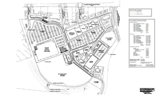 These were the proposed plans for North DeKalb Mall to tear it down and start over.  (Courtesy of the mall’s attorney Kathryn Zickert)