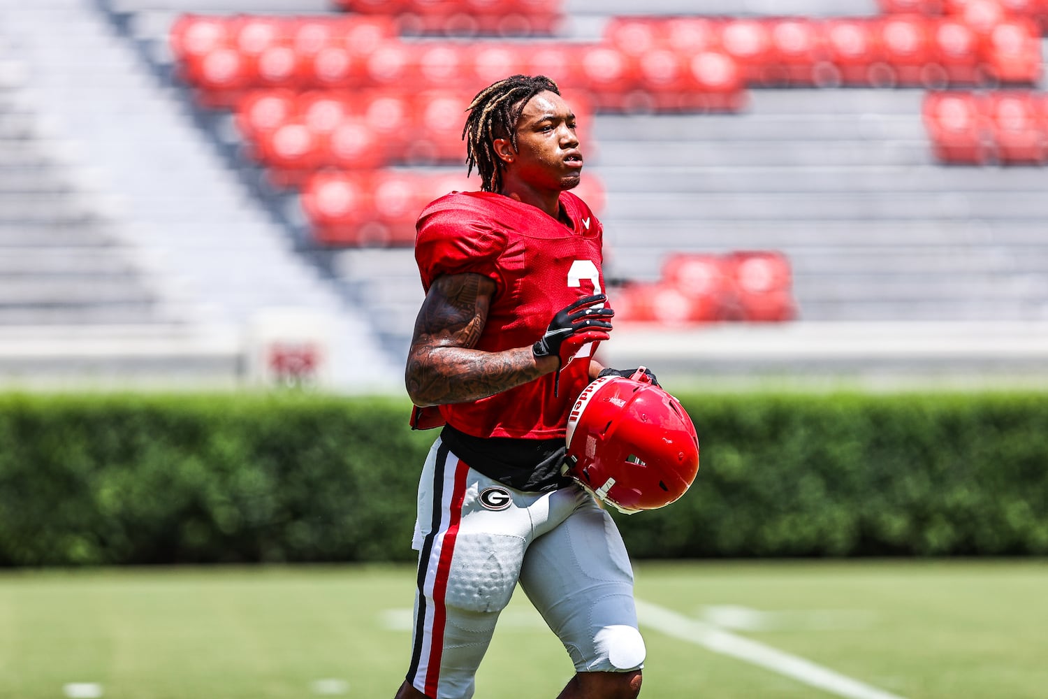 Georgia football practice