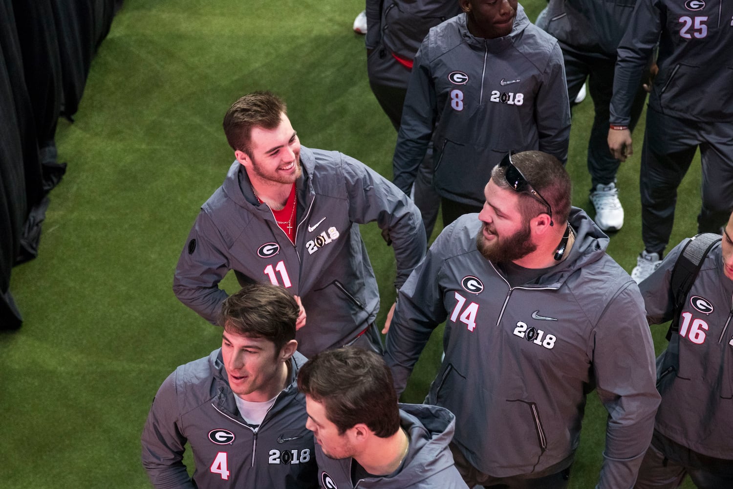 Photos: Bulldogs meet the press during Media Day at Philips Arena