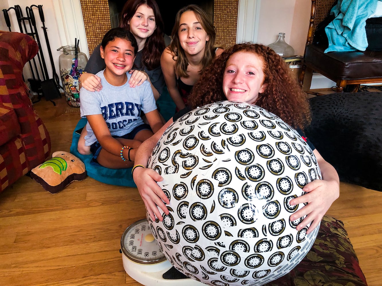 Photos: How to build the world's biggest (maybe) sticker ball