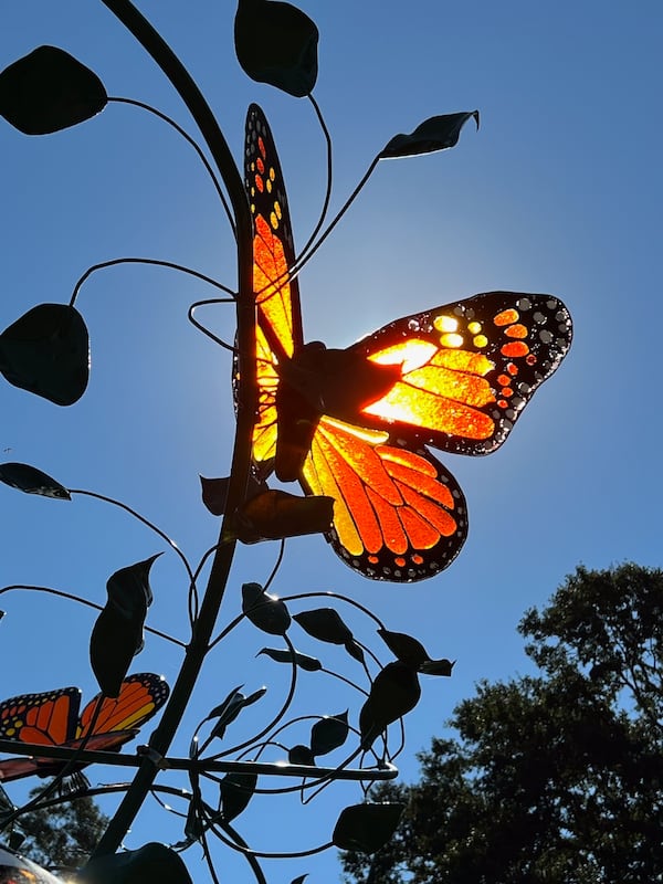 Dancing Monarchs sculpture.