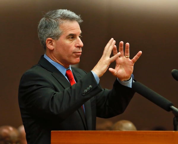 Criminal defense attorney Brian Steel during a hearing on June 12, 2013, in the Atlanta Public Schools test-cheating case. (BOB ANDRES/BANDRES@AJC.COM)