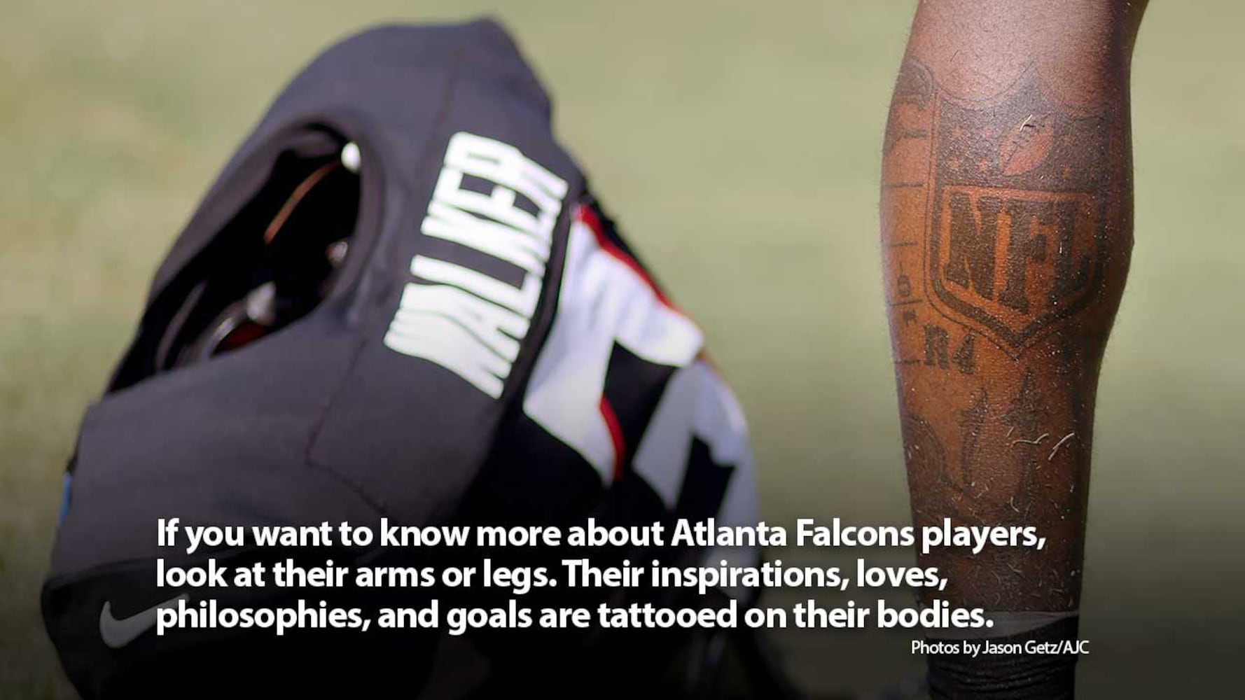 Falcons players tell story in ink