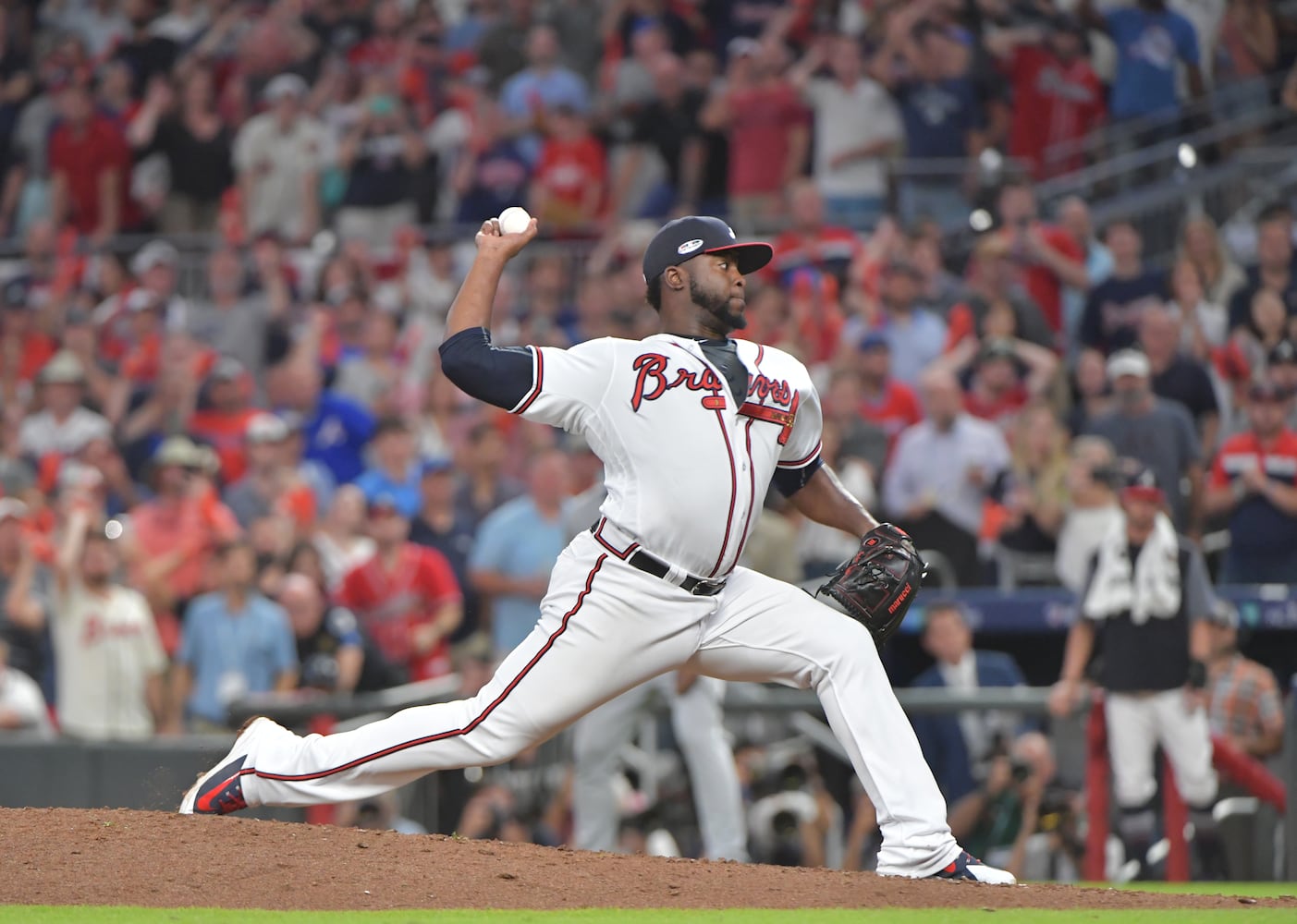 Photos: Acuna, Freeman lead Braves to playoff win over Dodgers