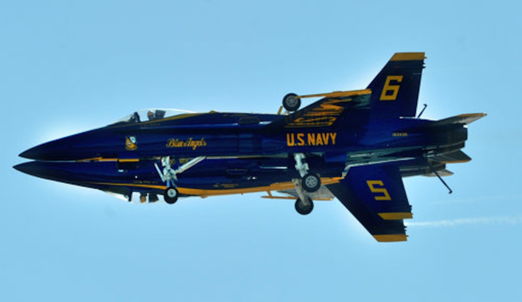 Blue Angels air show at Dobbins