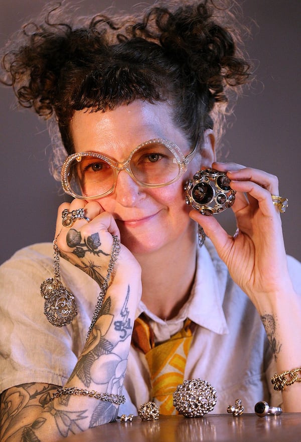 Jeweler Lola Brooks in her Athens studio. Curtis Compton/ccompton@ajc.com