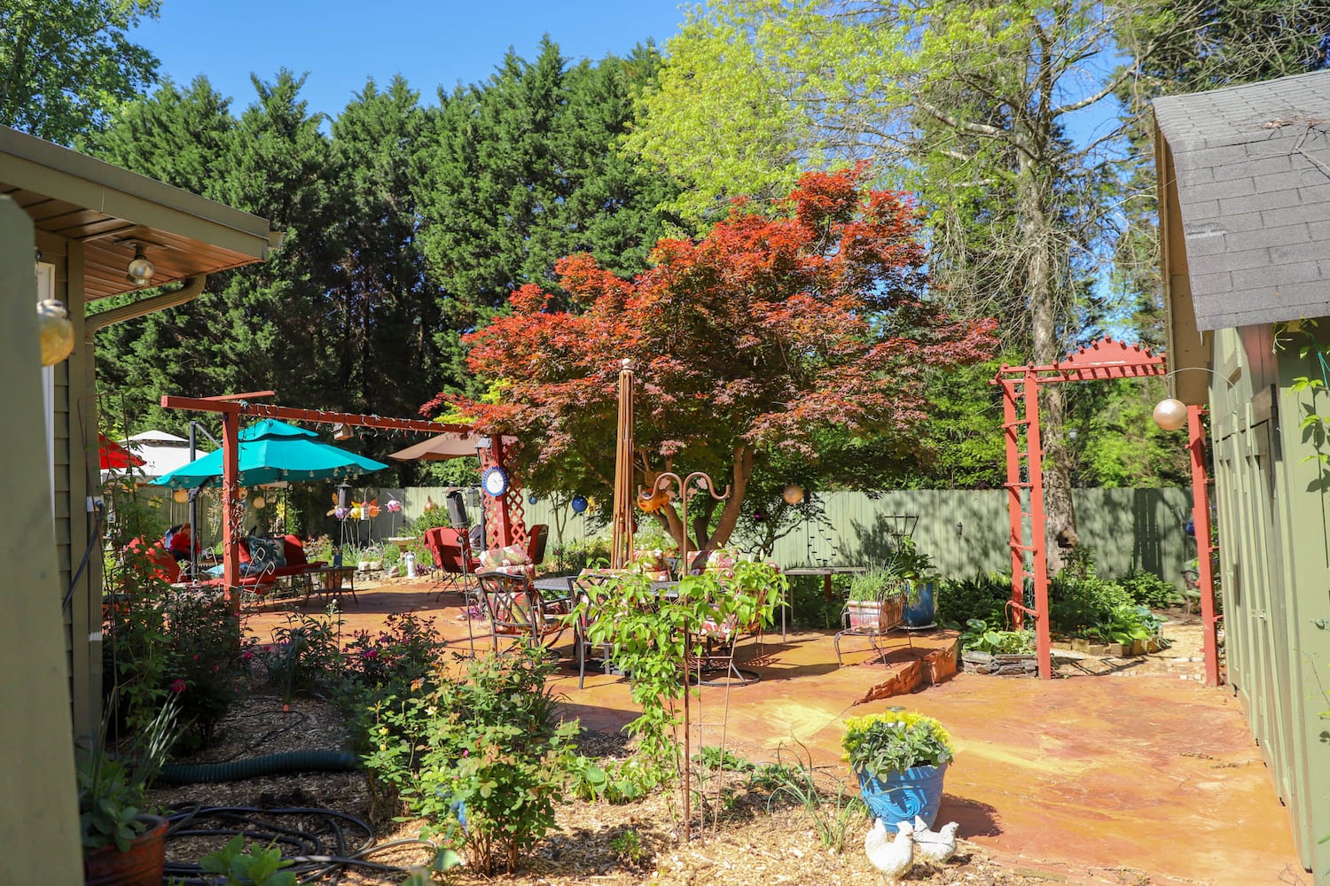 Photos: Cobb County home features whimsical garden as its backdrop