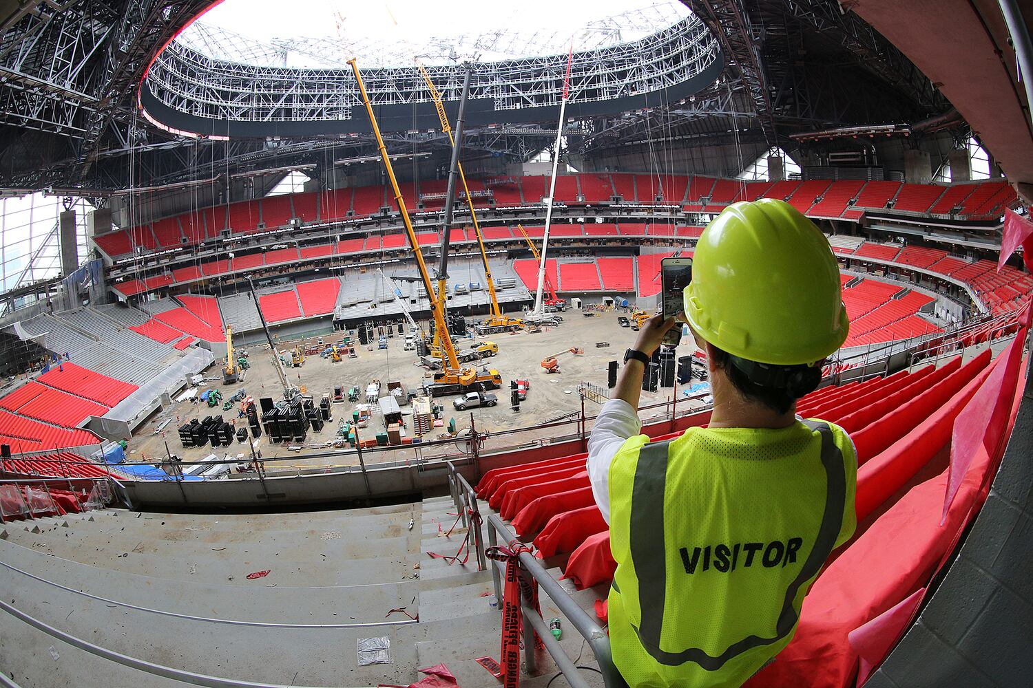 The new Falcons stadium