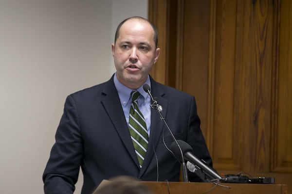 Georgia Attorney General Christopher M. Carr at the Georgia State Capitol on Monday, January 27, 2020. (ALYSSA POINTER/ALYSSA.POINTER@AJC.COM)