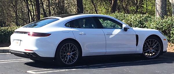 The white Panamera 4S that was part of the Porsche Passport experience. TODD C. DUNCAN / AJC