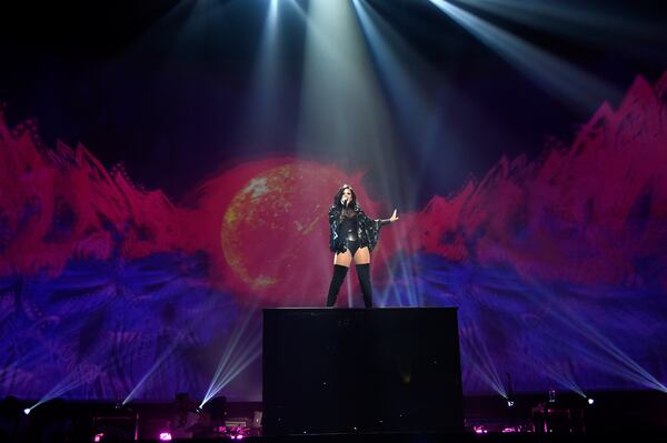 Behold, Demi Lovato. (Photo by Kevin Mazur/Getty Images for Philly Mack)