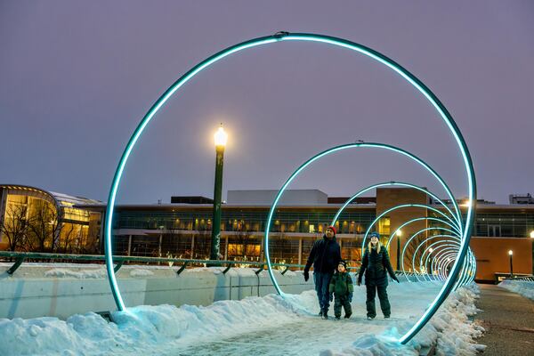 A sonic runway at Grand Rapid's World of Winter, which takes place Jan.10-March 2."
Courtesy of Pure Michigan