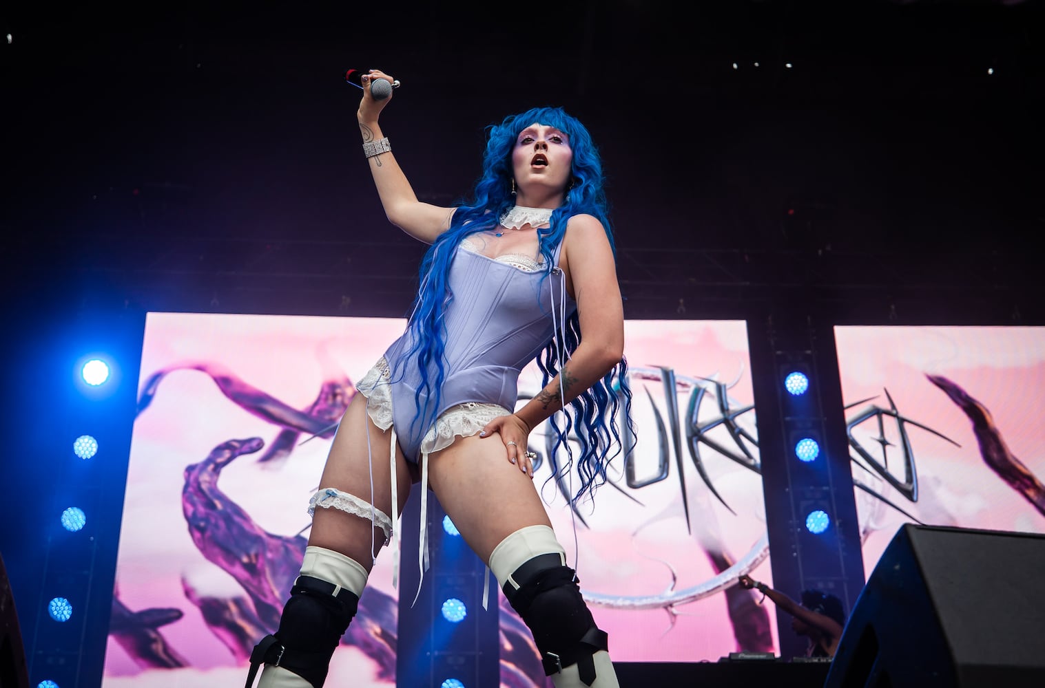 Ashnikko performs at Music Midtown on Saturday, September 18, 2021, in Piedmont Park. (Photo: Ryan Fleisher for The Atlanta Journal-Constitution)