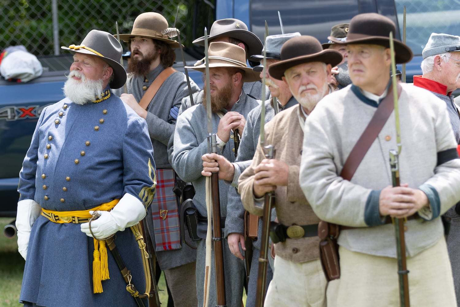 Confederate Memorial Day at Stone Mountain Park.
