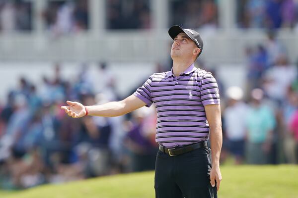 Why, oh why, have the golf gods treated Justin Thomas so cruelly at Augusta? (Photo by Darren Carroll/Getty Images)