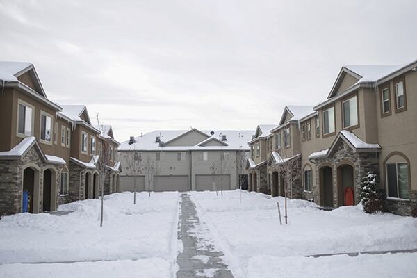 The residential complex in Rexburg, Idaho, where Lori Vallow and her husband Chad Daybell were last seen in November before they resurfaced in Kauai, Hawaii, in January.