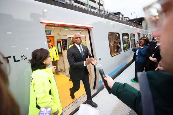 MARTA General Manager and CEO Collie Greenwood attended the unveiling of the new MARTA trains on Thursday, January 30, 2025. During this event, he also presented the State of the MARTA address.
(Miguel Martinez/ AJC)