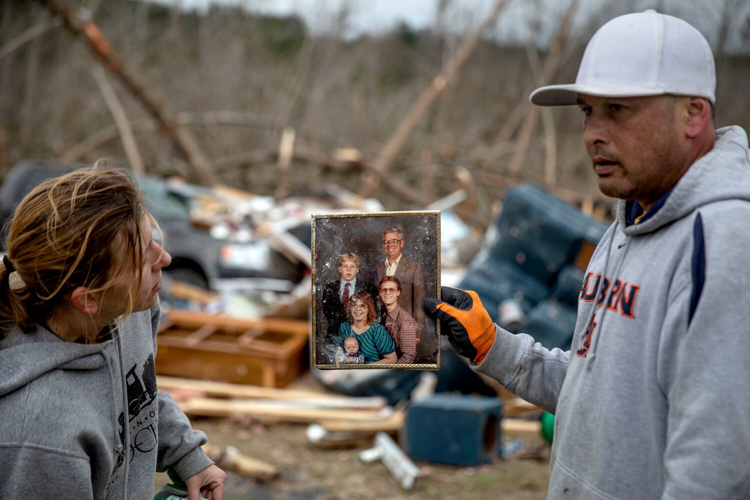 Photos: Tornadoes leave path of death, destruction in parts of Southeast