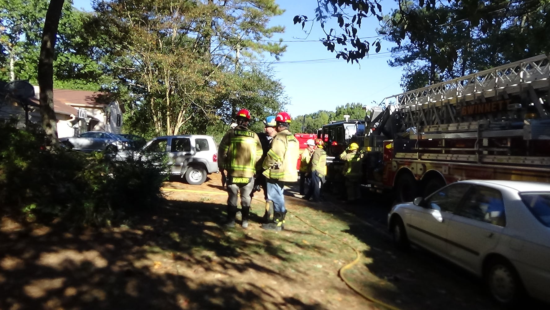 Deadly house fire in Gwinnett County, Oct. 23 2016