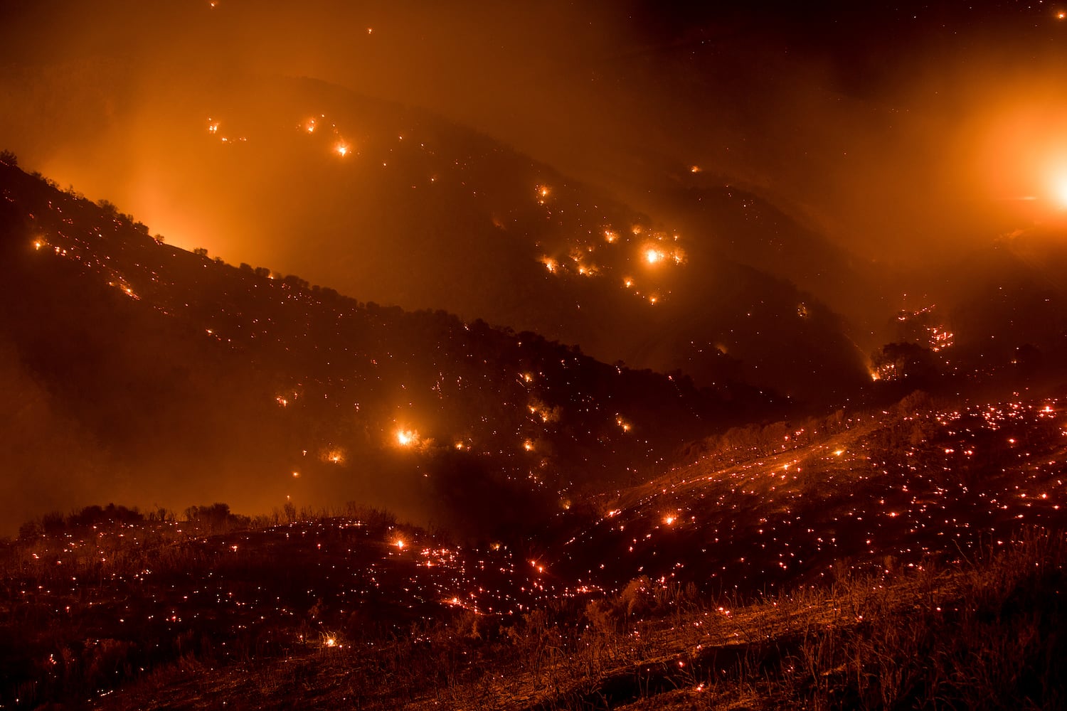 Photos: California wildfires burn thousands of acres, force evacuations