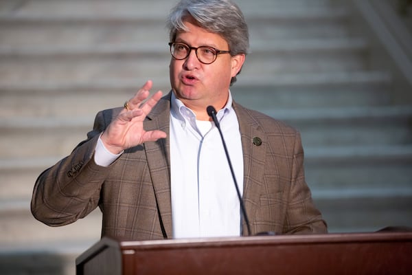 Georgia's chief election official, Gabriel Sterling, said early voting will not be allowed the Saturday after Thanksgiving for the runoff. (Steve Schaefer for the Atlanta Journal-Constitution)