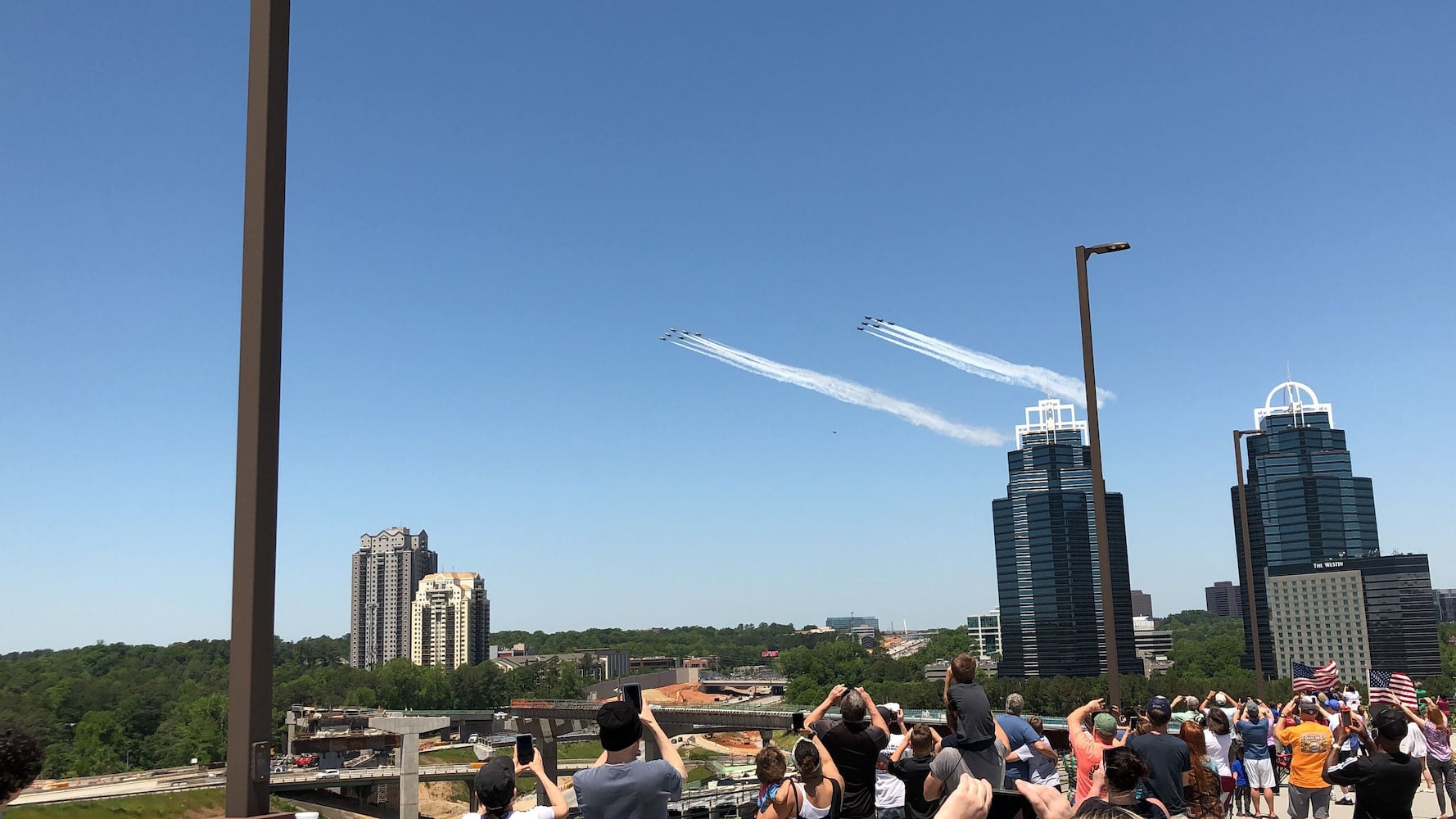 PHOTOS: Blue Angels, Thunderbirds fly over Atlanta