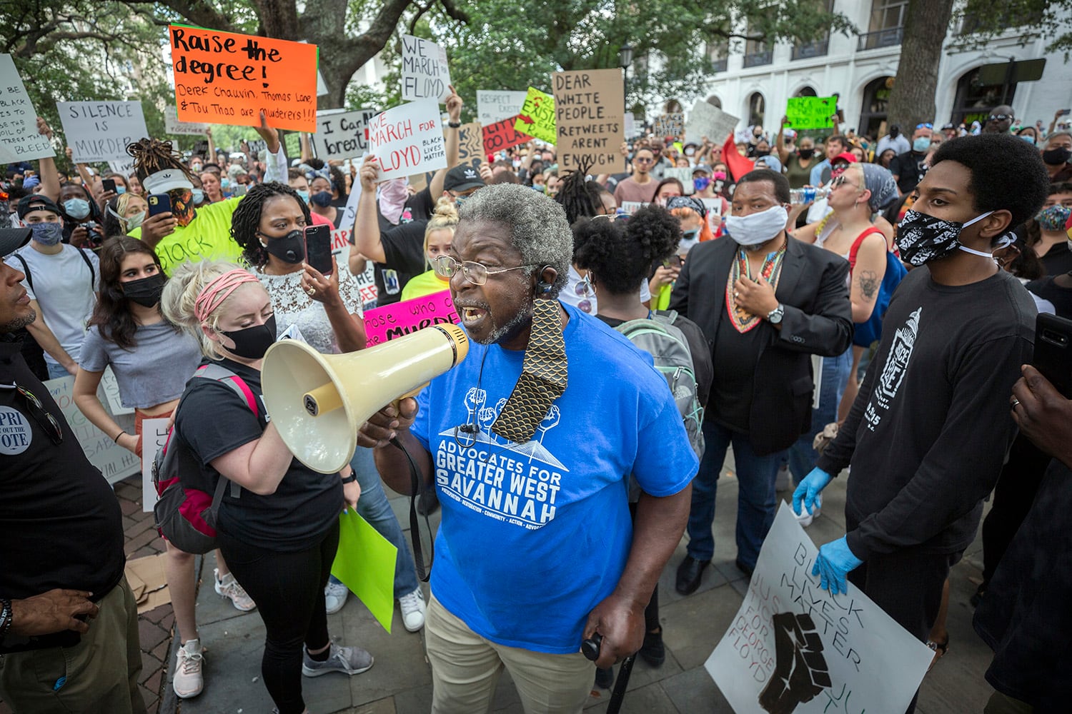 Photos: The protests in Savannah