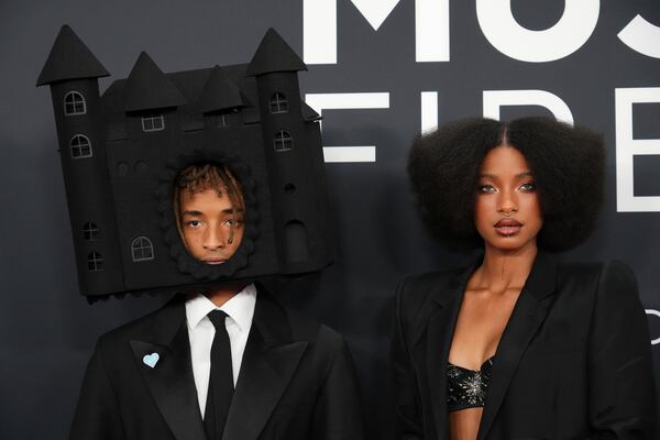 Jaden Smith, left, and Willow Smith arrive at the 67th annual Grammy Awards on Sunday, Feb. 2, 2025, in Los Angeles. (Photo by Jordan Strauss/Invision/AP)