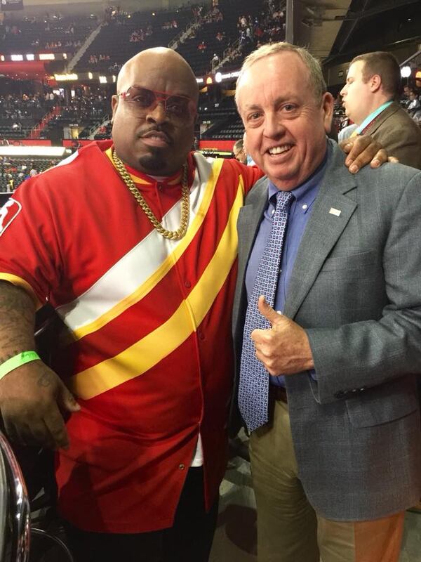  Cee Lo Green with Steve Holman Sr.